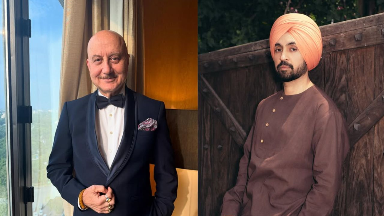 Anupam kher reaction diljit dosanjh