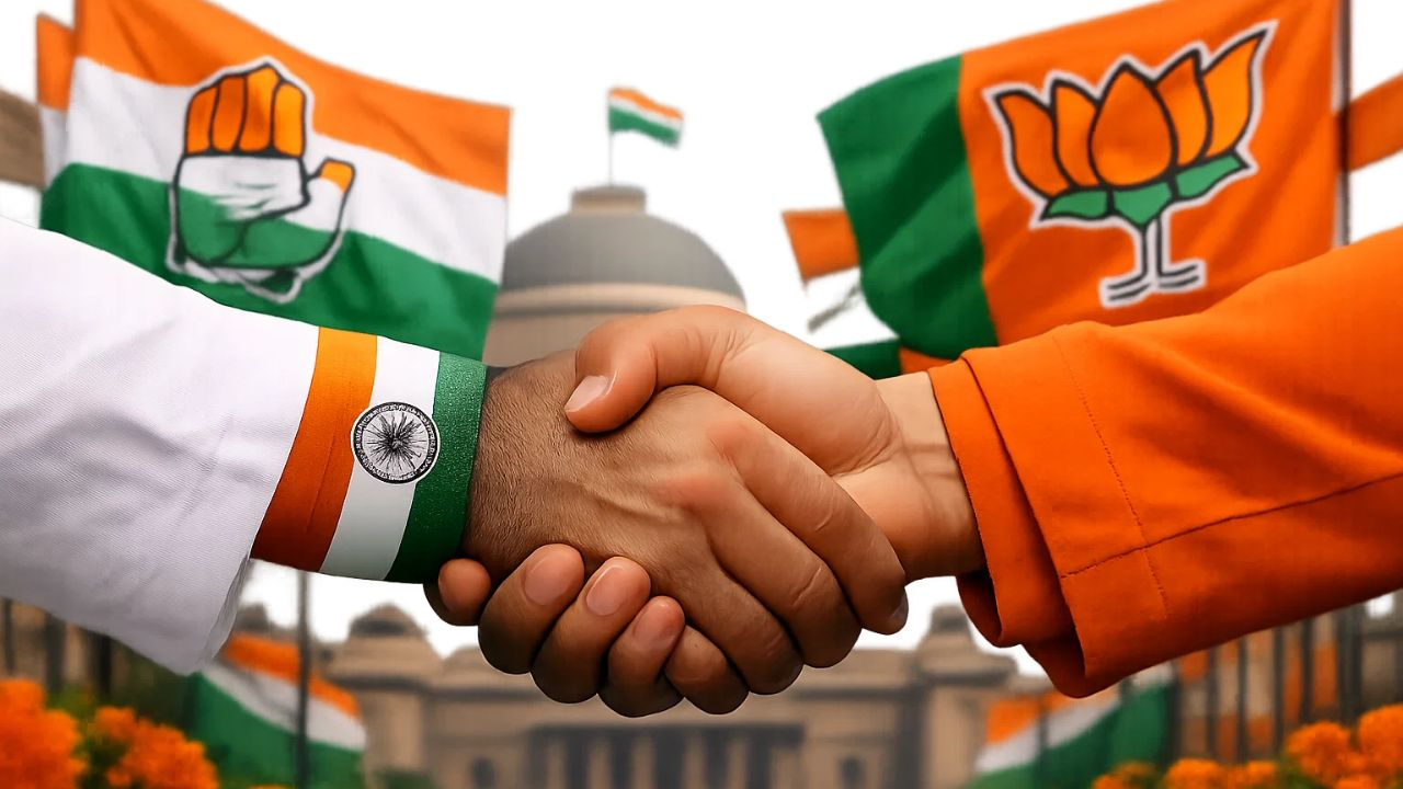 congress bjp joined hands