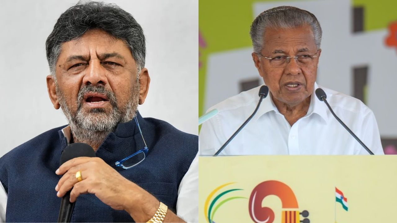 DK Shivakumar and Pinarayi Vijayan