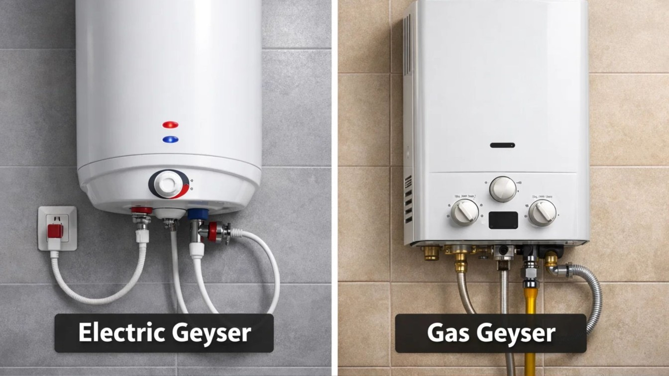 electric or Gas Geyser