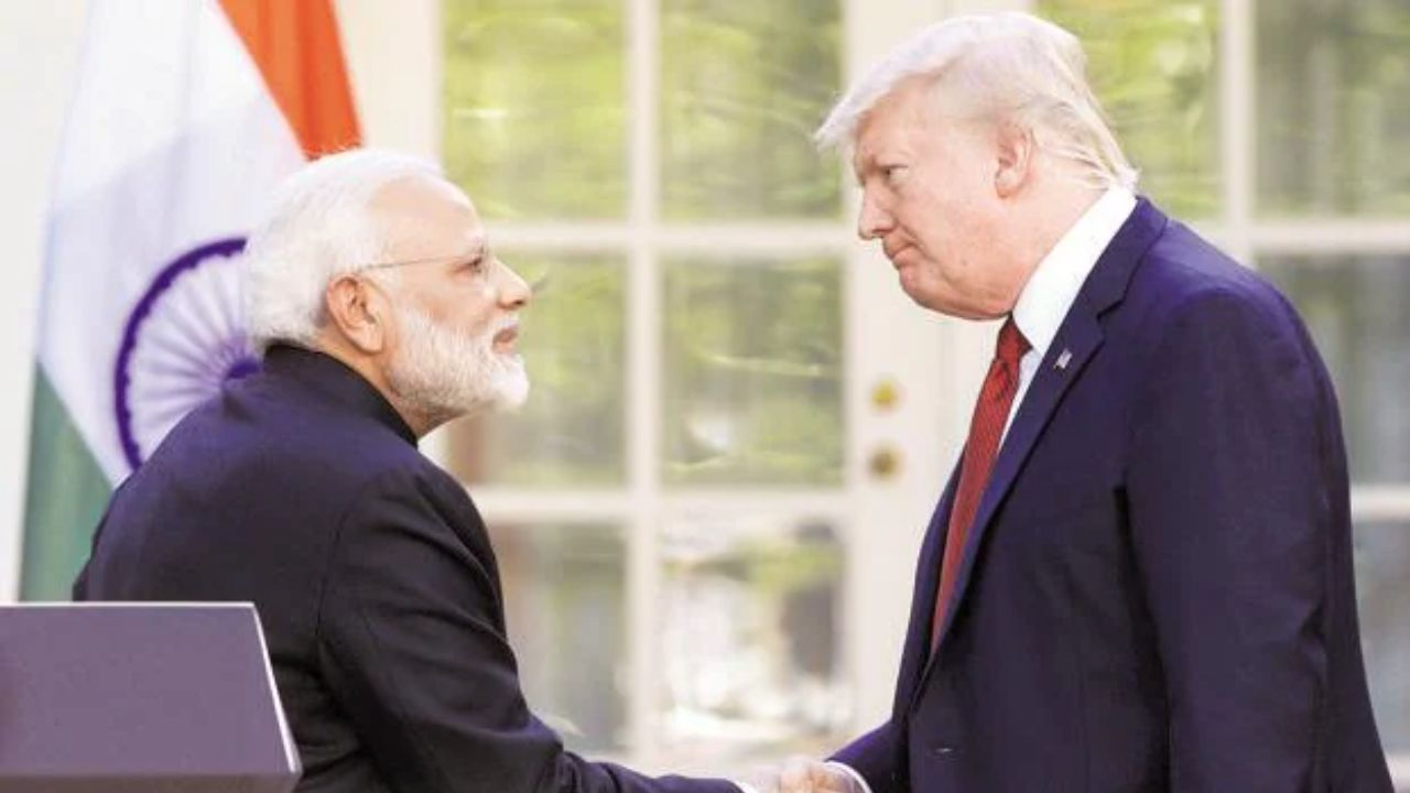 Donald trump and narendra modi । Photo Credit: PTI