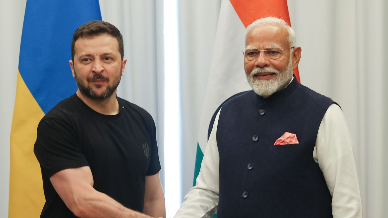 Volodymyr Zelenskyy and narendra modi