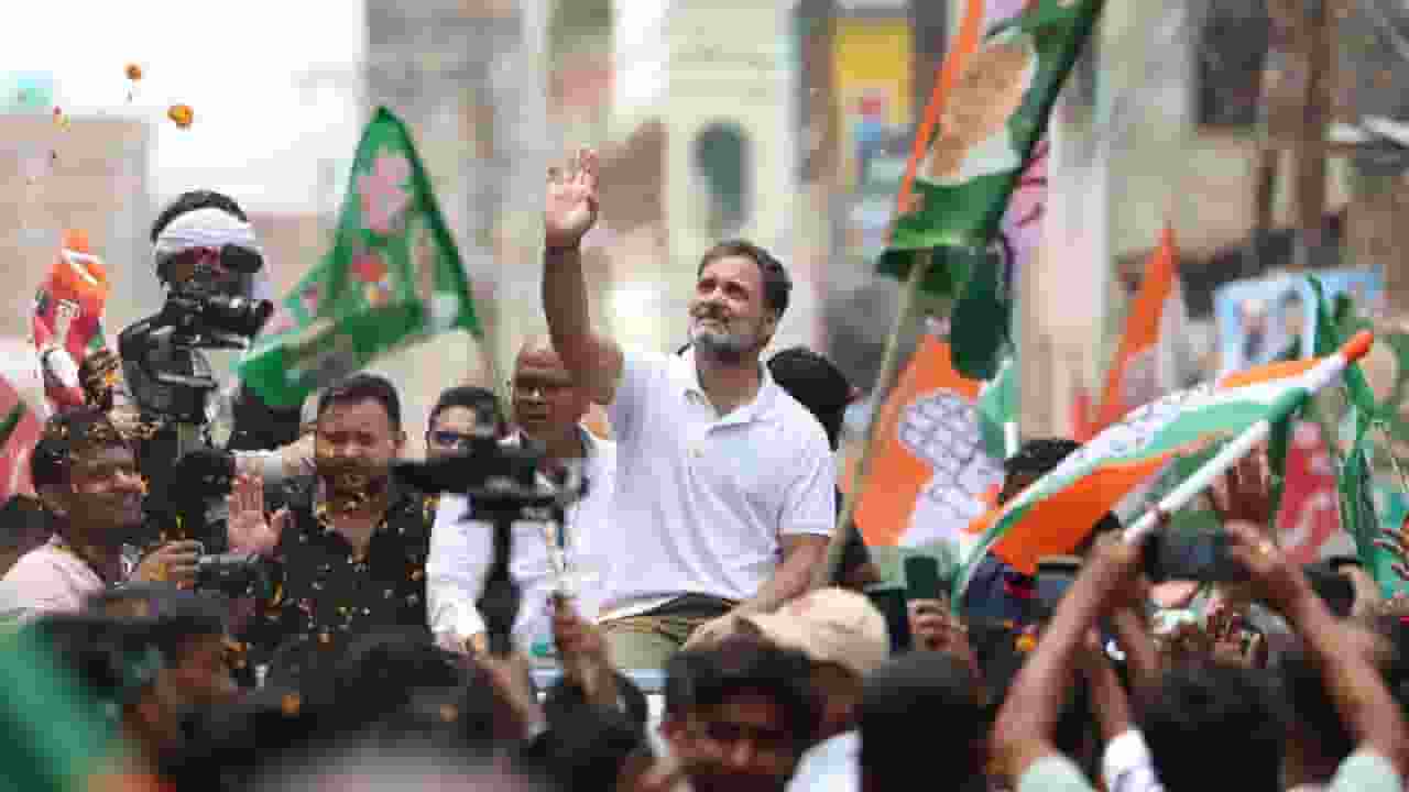Tejashwi Yadav and Rahul Gandhi