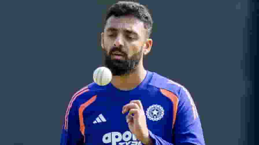 Varun Chakravarthy Practice Photo