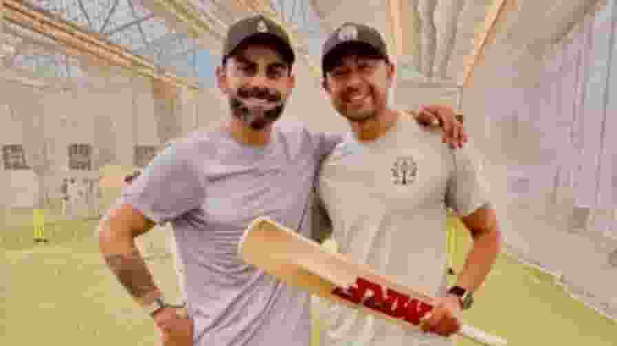 Virat Kohli Training Photo