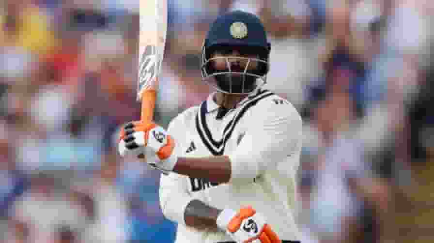 Ravindra Jadeja Fifty Celebration