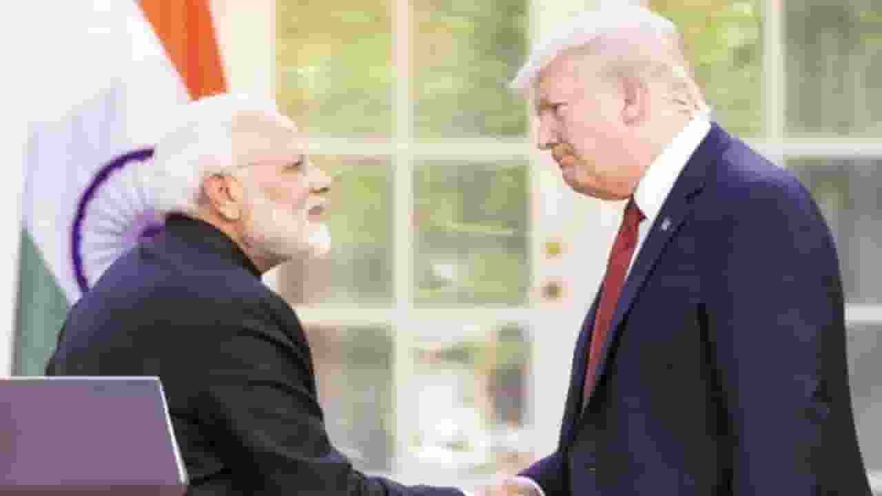 Donald trump and narendra modi । Photo Credit: PTI
