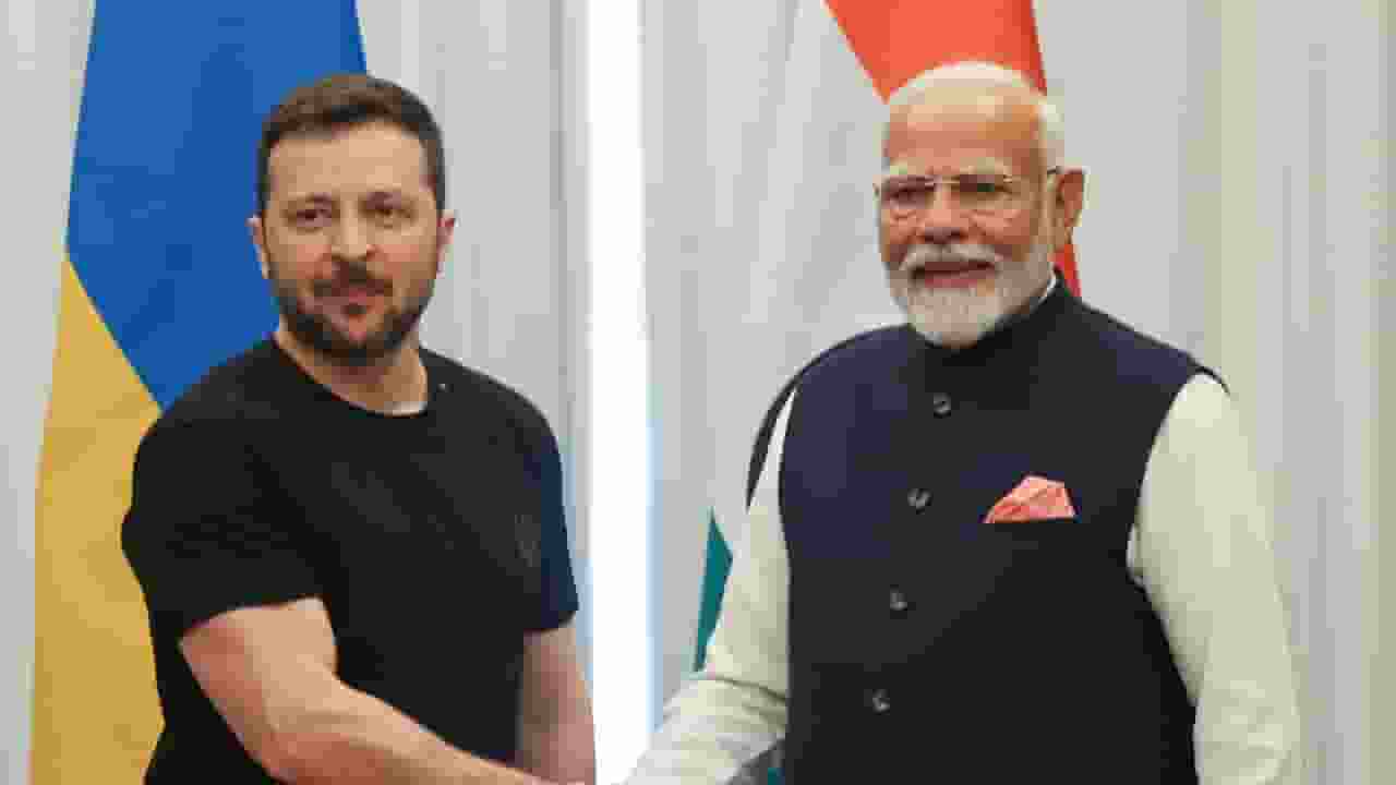 Volodymyr Zelenskyy and narendra modi