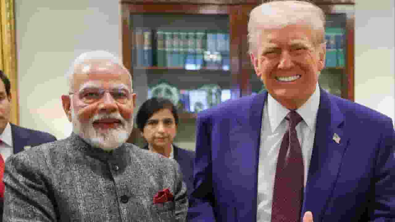 PM Modi with President Trump
