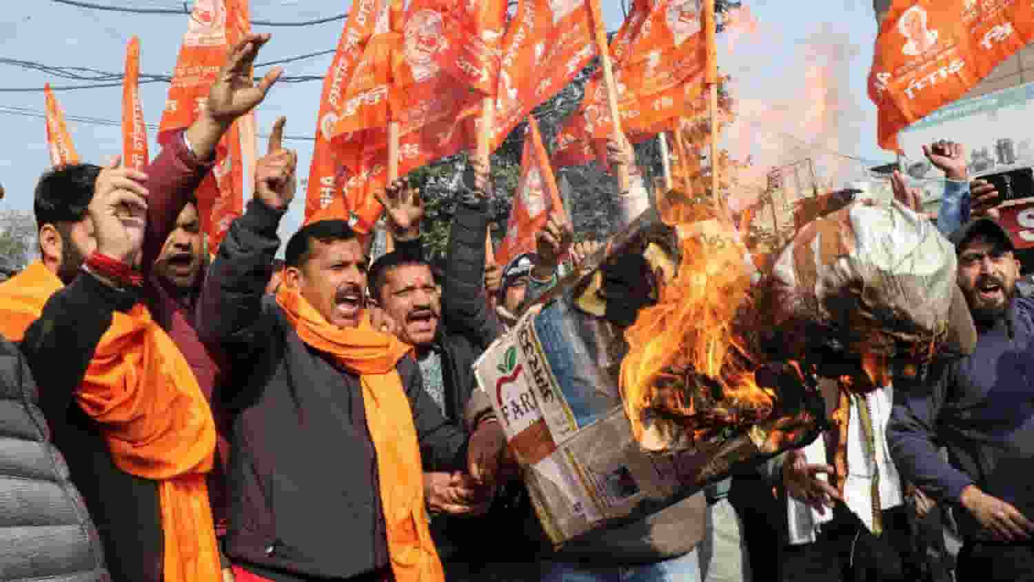 Protest of Hindu organisations