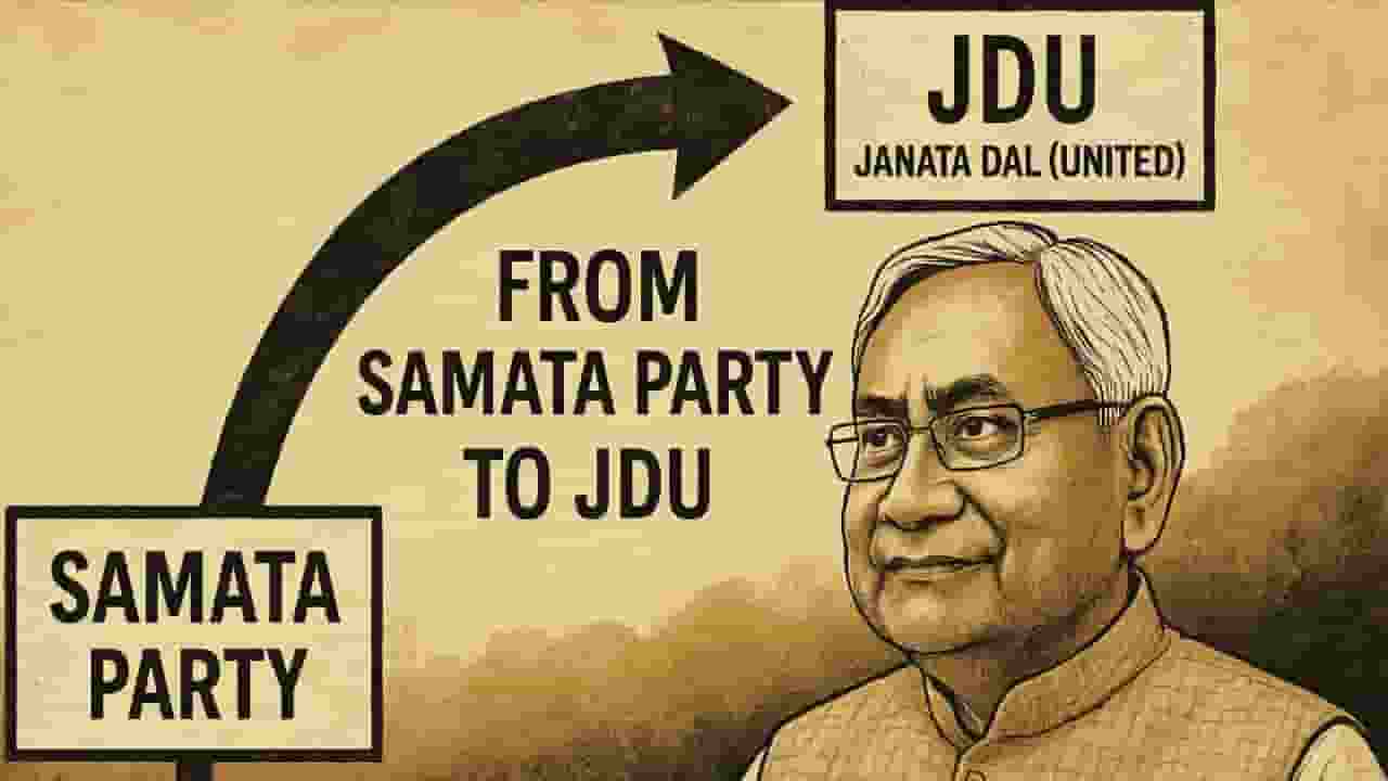समता पार्टी से JDU तक: बिहार में नीतीश ने कैसे पलटी थी सियासी बाजी? Journey from Samata Party to JDU.